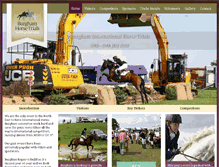 Tablet Screenshot of burghamhorsetrials.co.uk